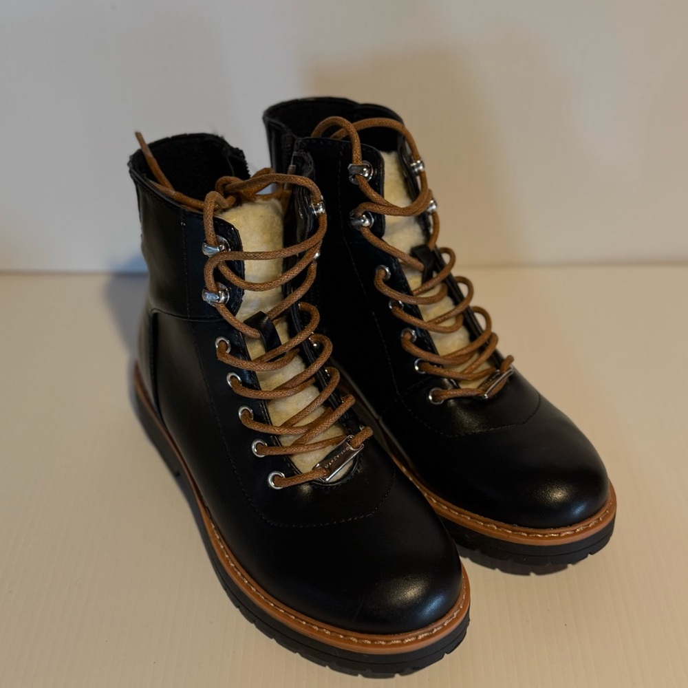 Women's Black Leather Boots